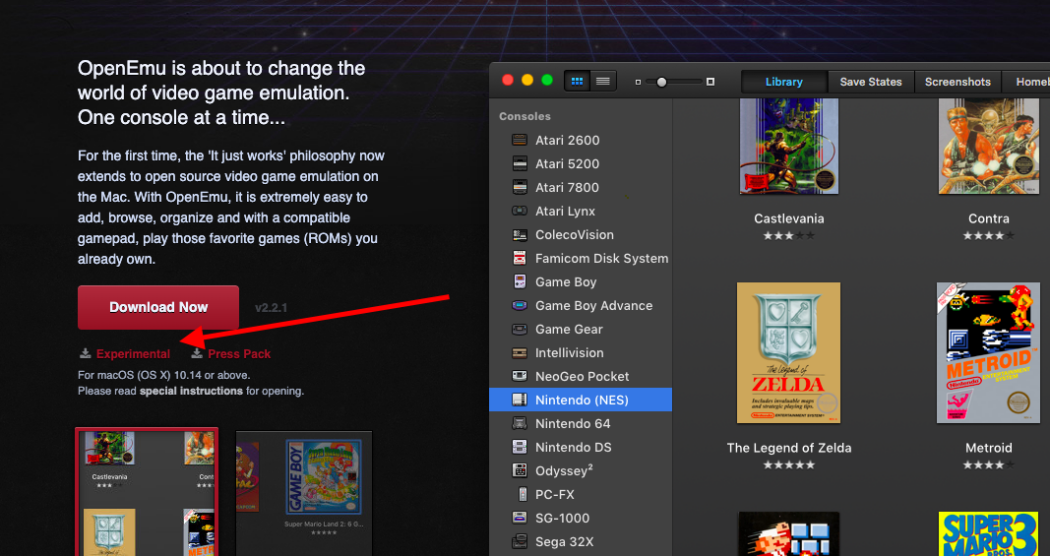 n64 game emulator mac