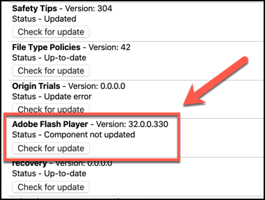 os x adobe flash auto update